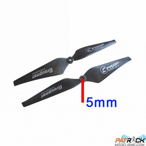 Hélices Graupner COPTER PROP 9x4" - 5 mm drone (la paire)
