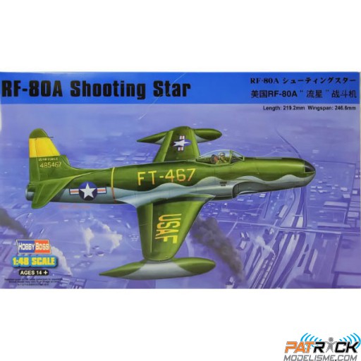 1/48e Hobby boss RF-80A Shooting StarFighter