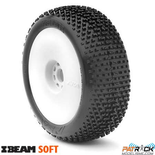 AKA Roues jantes EVO blanche 1/8 BUGGY I-BEAM SOFT LONG LIFE (2)