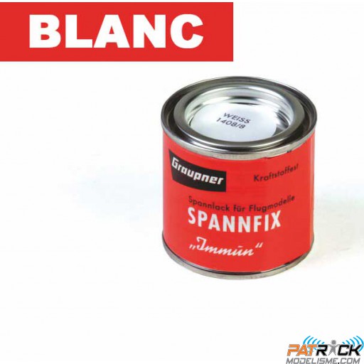 Enduit nitrocellulosique Blanc Spannfix Graupner 100ml