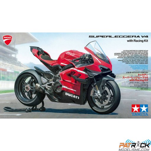 1/12e Tamiya Ducati Superleggera V4 + racing kit