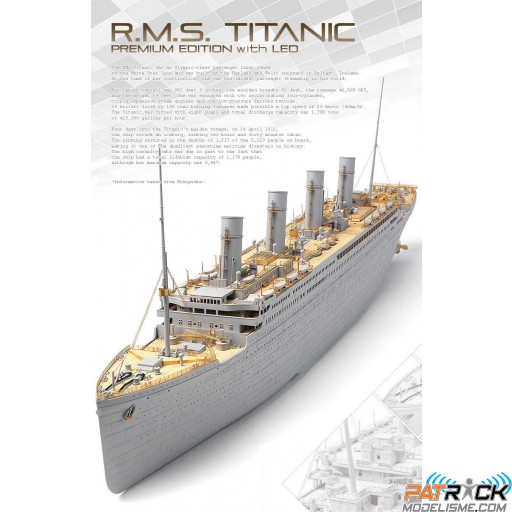 1/400e Academy R.M.S. TITANIC + Leds Prenuim 50ème anniversaire