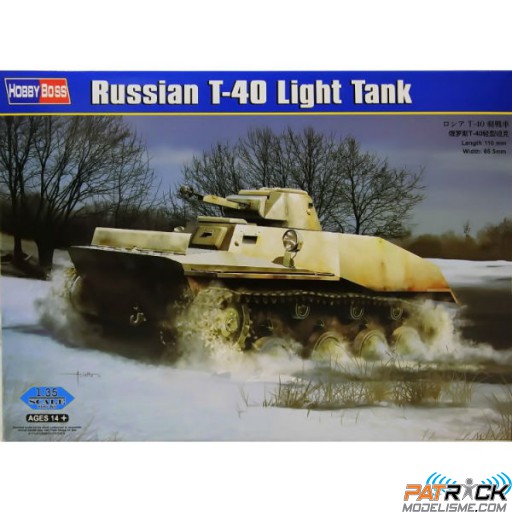 1/35e Hobby boss Russian T-40 Light Tank