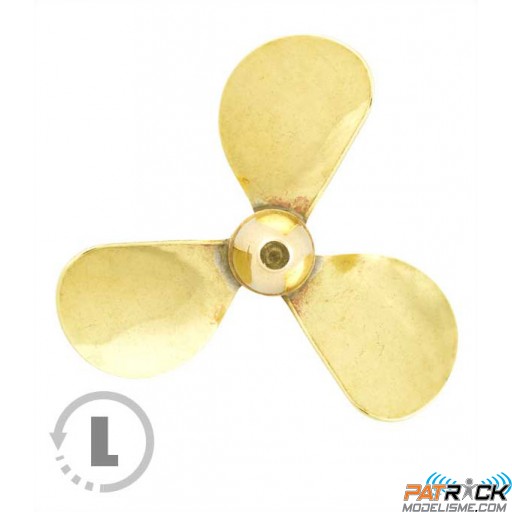 Hélice tripale laiton Raboesch diamètre 35/M4/G