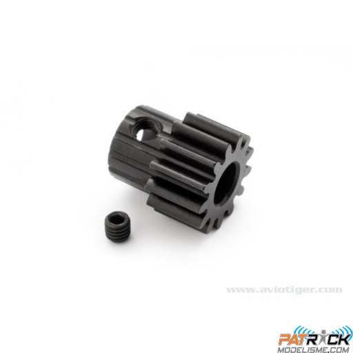 Pigno moteur Acier 13 dents - Module 32dp/M0.8 - axe 5.0mm