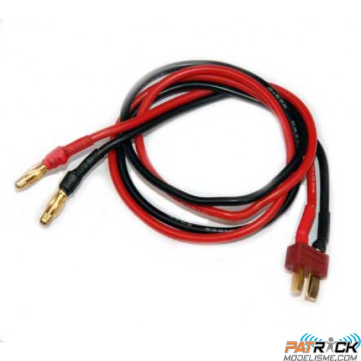 Cordon de charge bananes 4mm vers mâle Dean/T plug