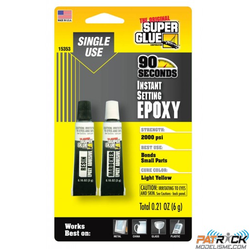 Original Super glue Colle Epoxy 90 secondes 6gr