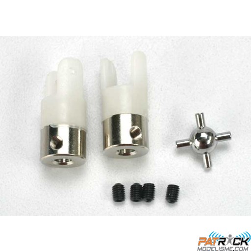 Accouplement en U (2) / vis de 3 mm (4) Traxxas Villain