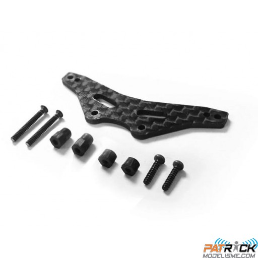 Support d'amortisseur arrière en carbone Carisma GT24B