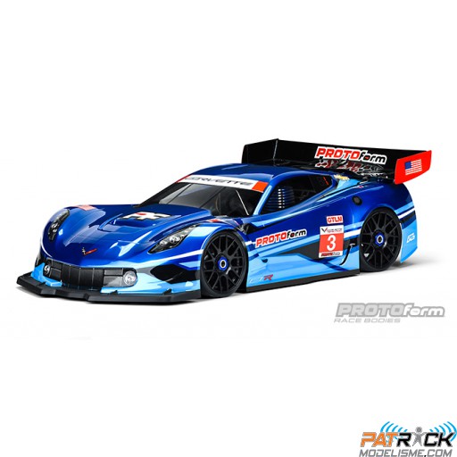 Carrosserie à peindre Protoform Chevrolet Corvette C7.R (GT1) 1/8e