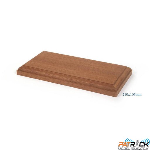 Base bois 210x105mm pour socle (ber) de type maquette