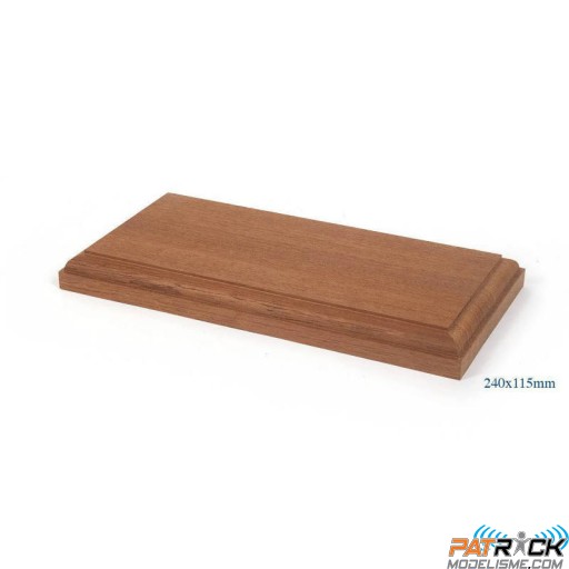 Base bois 240x115mm pour socle (ber) de type maquette