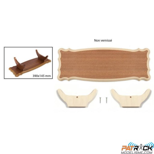 Ber bois 390x145mm support de type maquette bateau