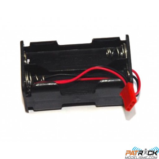 Boitier piles récepteur (4 AA) JR / FUTABA