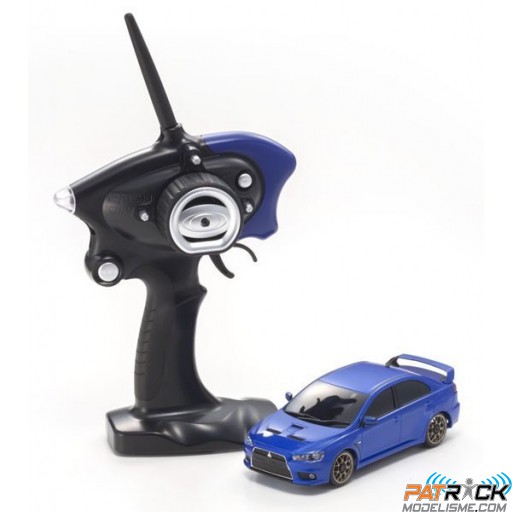 Kyosho Mini-Z Sports AWD DRIFT MA020S MITSUBISHI LANCER EVOLUTION X (KT19) BLEU METAL
