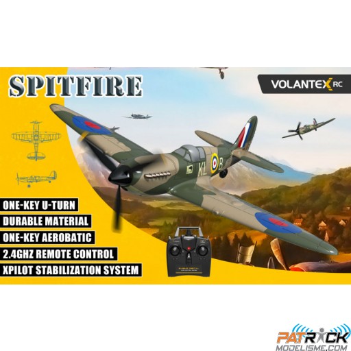 Volantex Spitfire 6 Axes Gyro EPP - Prêt à voler