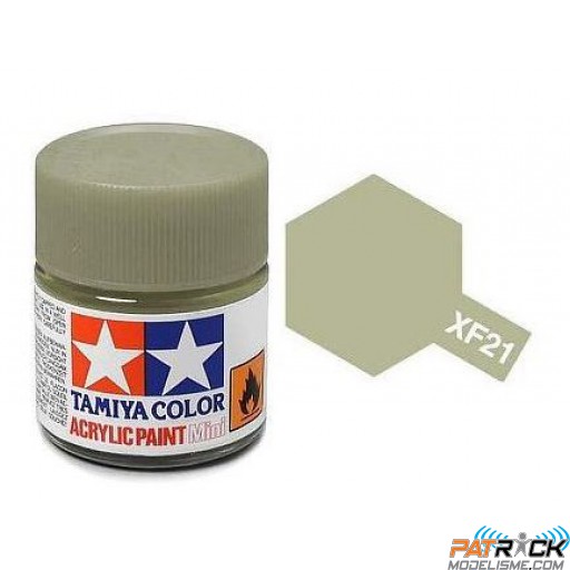 Pot de peinture acrylique Tamiya XF-21 Ciel mat 10ml