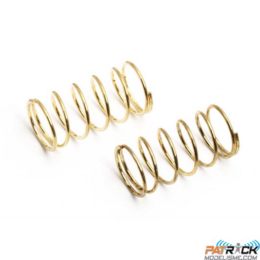 Ressort d'amortisseur 3,455lb avant or 2pcs – 1/18e 