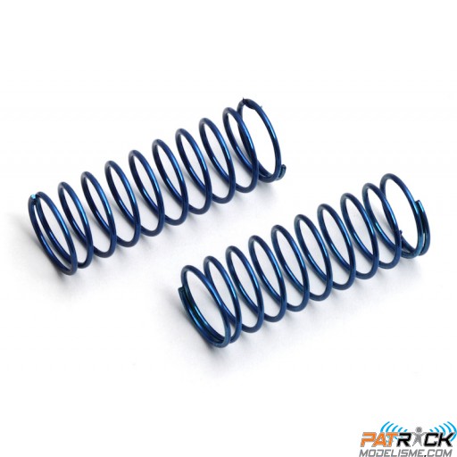 Ressort d'amortisseur arrière bleu 2pcs – 1/18e 