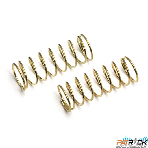 Ressort d'amortisseur 2,35lb arrière or 2pcs – 1/18e 
