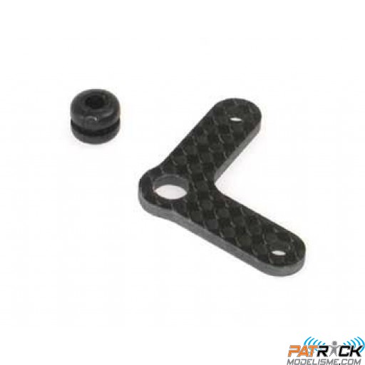 Tank-bracket rear Carbon 720/835 SERPENT 801157