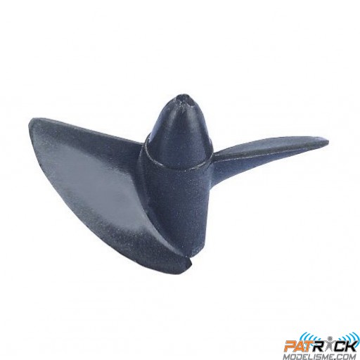Hélice marine carbone bipale diamètre 39/62 mm M4 Serie S droite