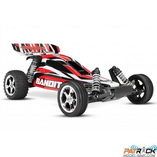 Traxxas BANDIT ROUGE 4x2 BRUSHED 1/10e