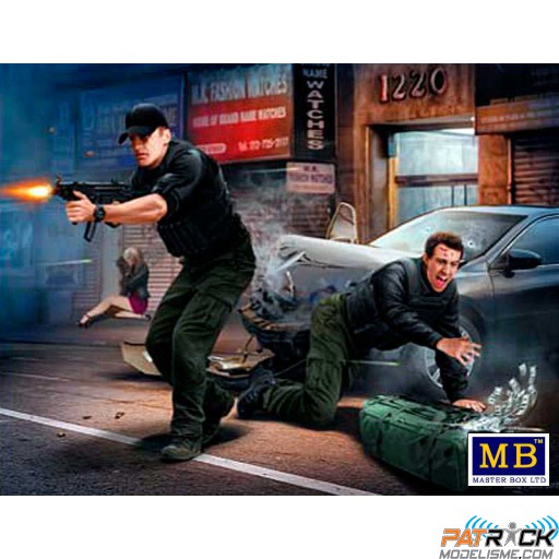1/24e Master box Série "Hold up" Bobby et Billy