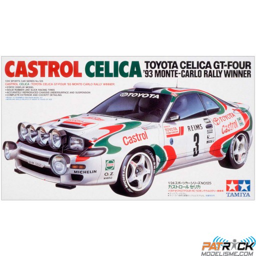 1/24e Tamiya Castrol Celica GT-4 '93 Monte-Carlo Rally