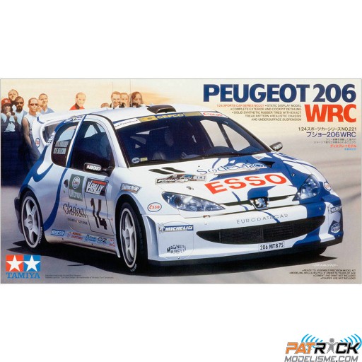 1/24e Tamiya Peugeot 206 WRC