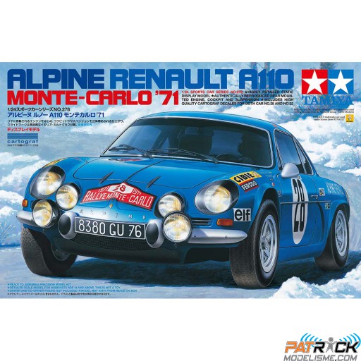 1/24e Tamiya Renault Alpine A110 '71 - Monte Carlo