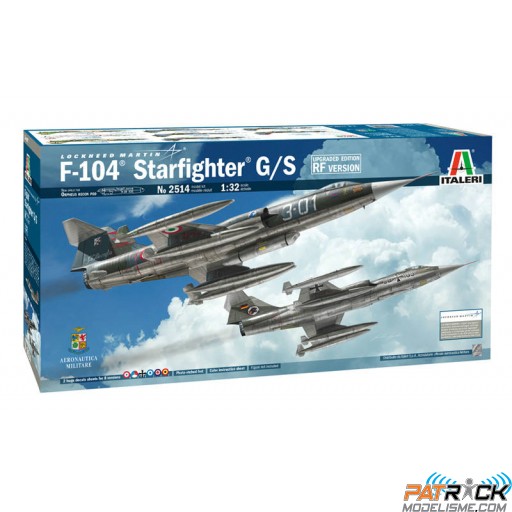 1/32e Italeri F104 Starfighter G/S (Reconnaissance Photo) Version RF améliorée