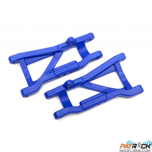 Triangles de suspension arrières renforcées bleu Traxxas 2WD