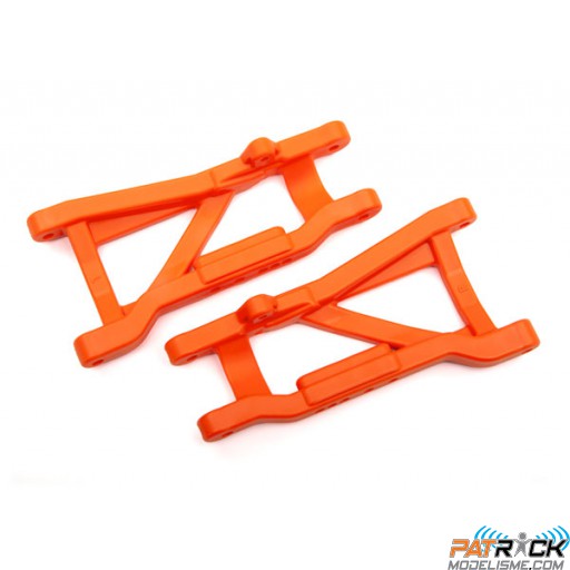 Triangles de suspension arrières renforcées orange Traxxas 2WD
