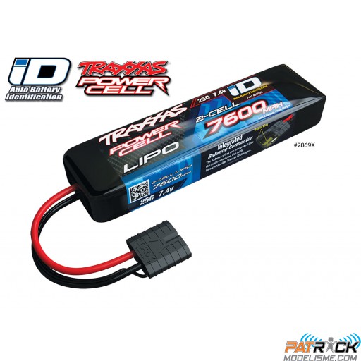 Accu Lipo TRAXXAS iD 2S-7.4V 25C - 7600 mah