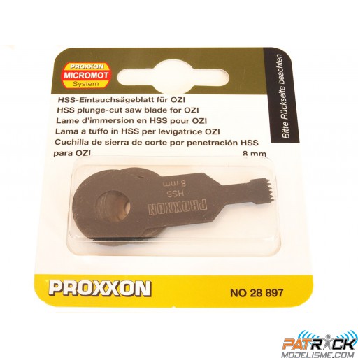 Lames HSS 8mm pour Ponceuse angulaire OZI/E Proxxon