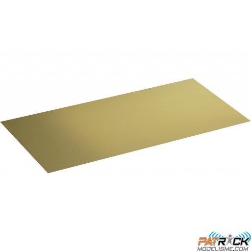 Feuille de laiton K&S 254x101x0,80mm