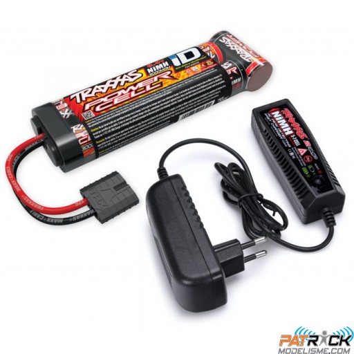 Combo TRAXXAS Chargeur 2969G + 1 x NI-MH 8,4V 3000 MAH 2923X