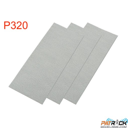 Tamiya Papier abrasif Grain 320 x3