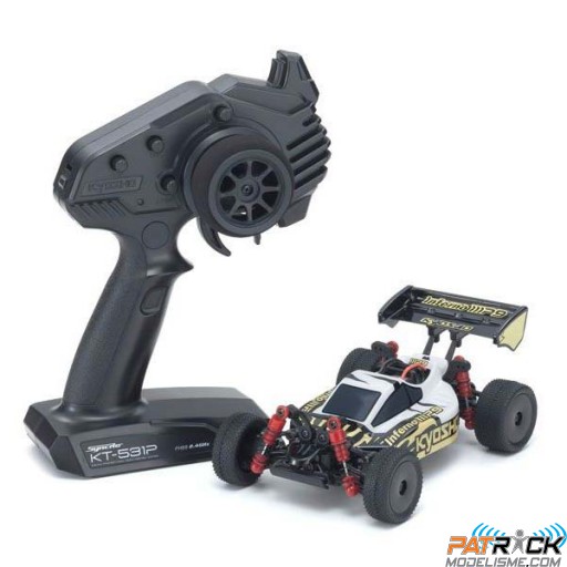 Kyosho Mini-Z Buggy MB010 INFERNO MP9 TKI3 Blanc/Noir READYSET