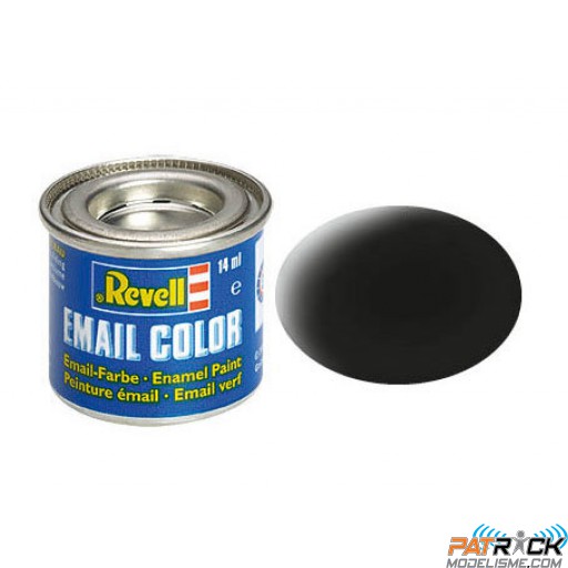 Pot de peinture Email Revell Noir mat RAL 9011 14ml 32108