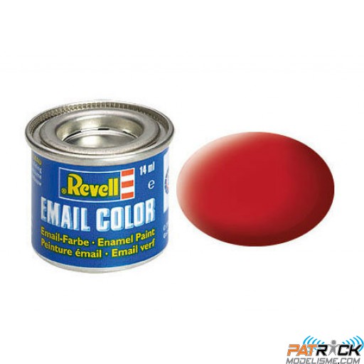 Pot de peinture Email Revell Rouge carmin mat RAL 3002 14ml 32136