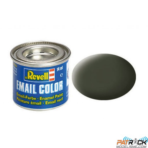 Pot de peinture Email Revell Jaune olive mat 14ml 32142