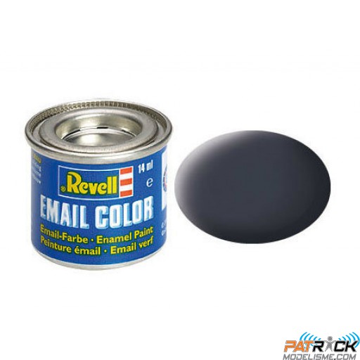 Pot de peinture Email Revell Gris foncé mat RAL 7024 14ml 32178