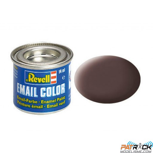 Pot de peinture Email Revell Marron mat RAL 8027 14ml 32184
