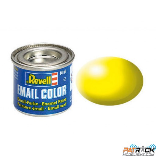 Pot de peinture Email Revell Jaune fluo satiné RAL 1026 14ml 32312