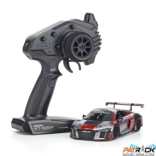 Kyosho Mini-Z RWD Audi R8 LMS Grise/Rouge + KT531P