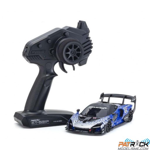 Kyosho Mini-Z RWD McLaren Senna GTR Bleu (W-MM/KT531P)