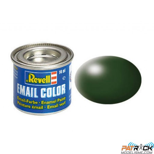 Pot de peinture Email Revell Vert foncé satiné RAL 6020 14ml 32363