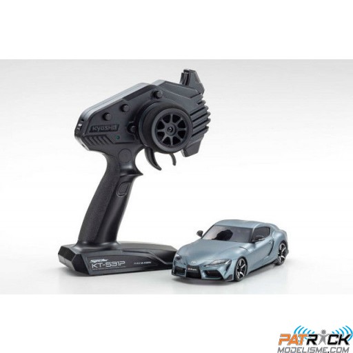 Kyosho Mini-Z AWD Toyota GR Supra Matt Storm Gris métallique (MA-020 / KT531P) (Drift pack)